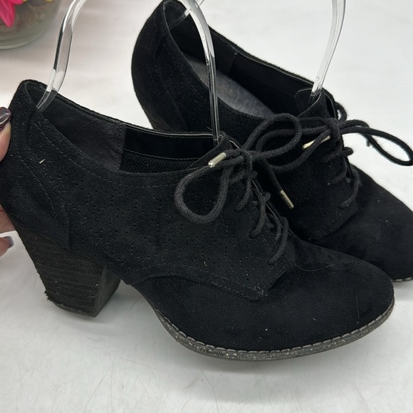 Dr. Scholl's Black lace up heels Memory Foam Cool Fit Size 7 BHE4962D - Picture 2 of 9